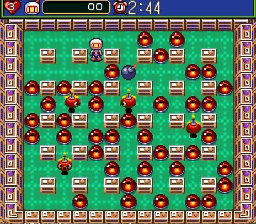 Super Bomber Man 5 (Japan) (Caravan Event Ban) screen shot game playing